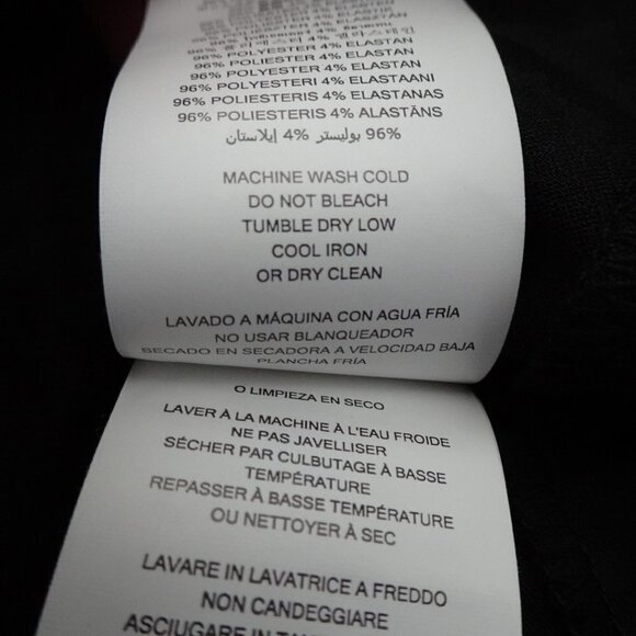 Michael Kors Cheetah Print Top Women's Plus Size 3X Black Long Sleeve Tie Detail - Picture 14 of 14